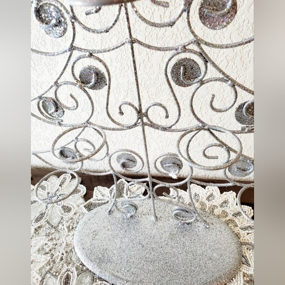 Silver Metal Christmas tree Votive Holder - Picture 5 of 9